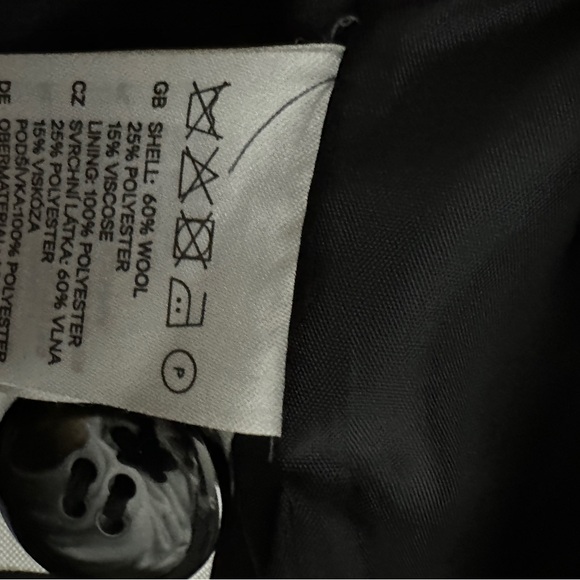 H&M wool blend jacket size 38R - Picture 7 of 7